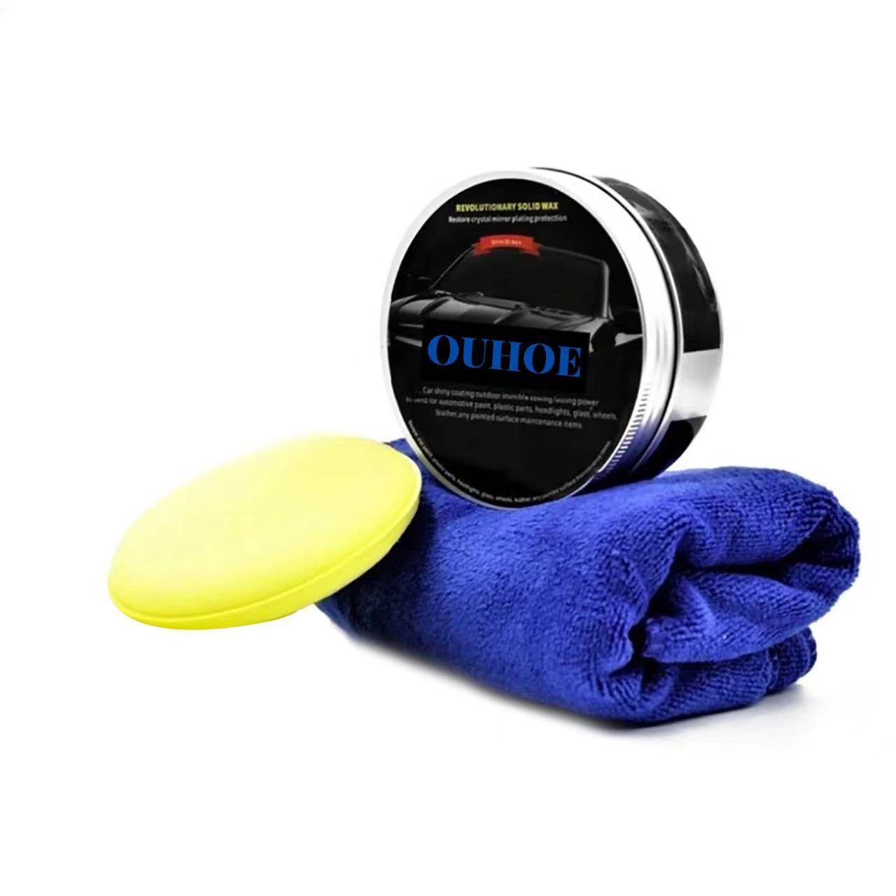 Car Ultra Nano Repairing Polishing Wax 120G with Sponge and Towel