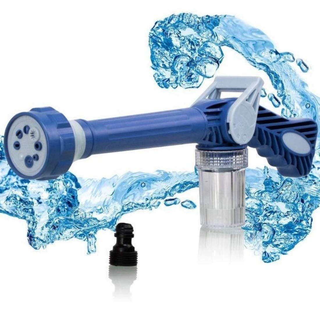 Jet Water Cannon Pressure SprayGun Built-in Soap Dispenser 8 Spray