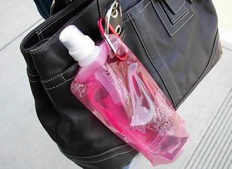 Outdoor Travel Portable Folding Environmental Water Bottle Bag