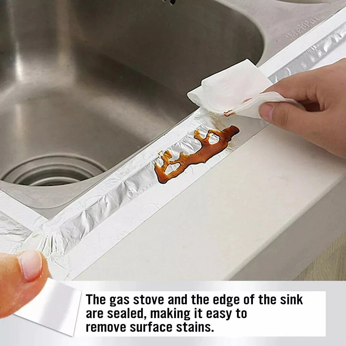 5CM x 10/20M Waterproof Tape Butyl Rubber Aluminium Foil Roof Pipe Caravan Repair Flashing