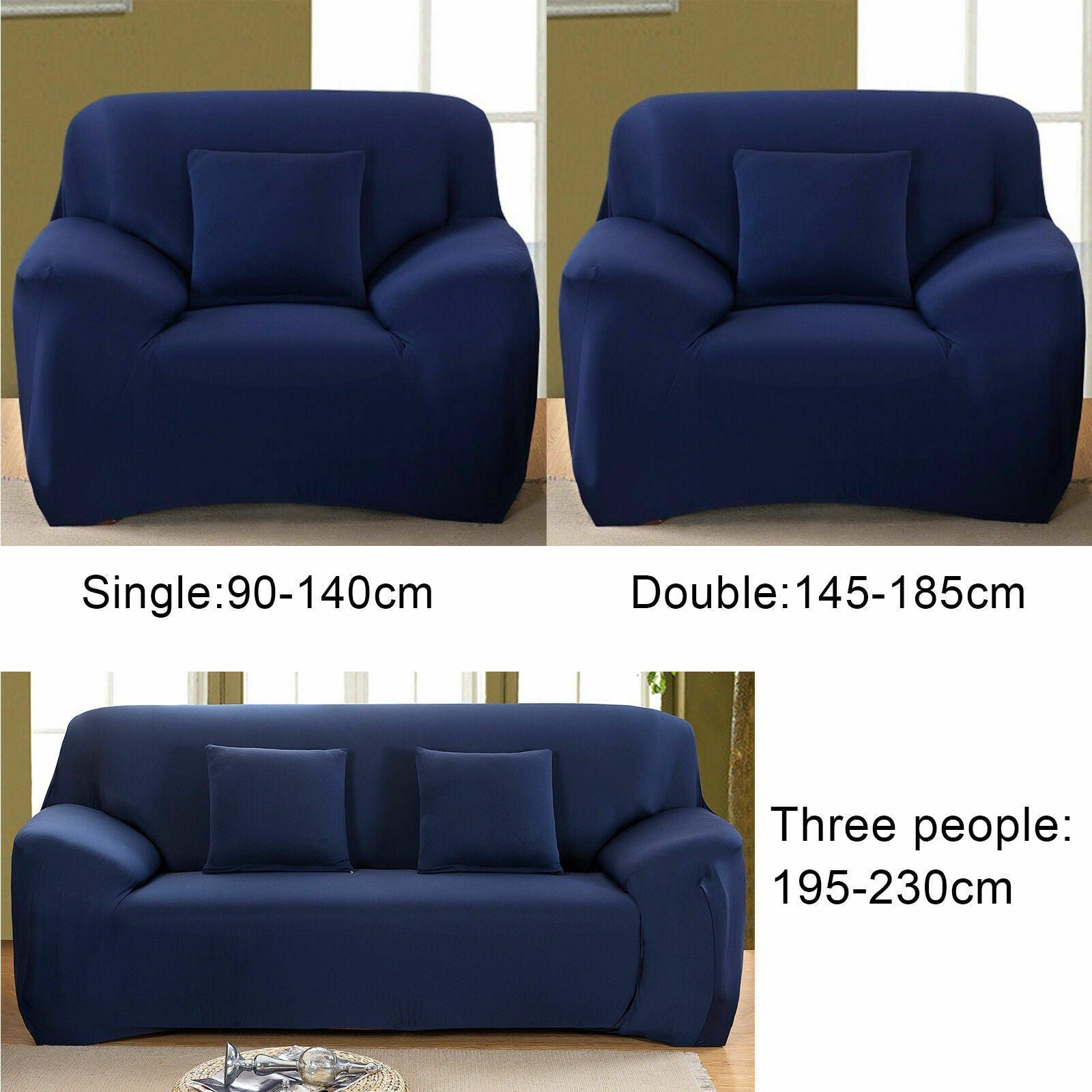 Free shipping-1/ 2/ 3 Seater Stretch Sofa Slipcover