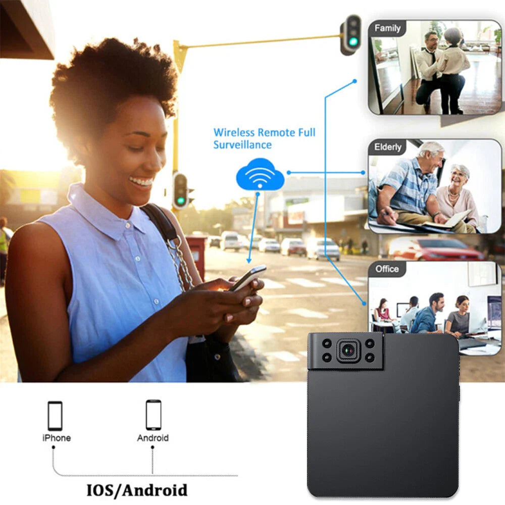 Mini Camera Wi-Fi Wireless IP Camera 1080P HD Surveillance Cam Night Vision