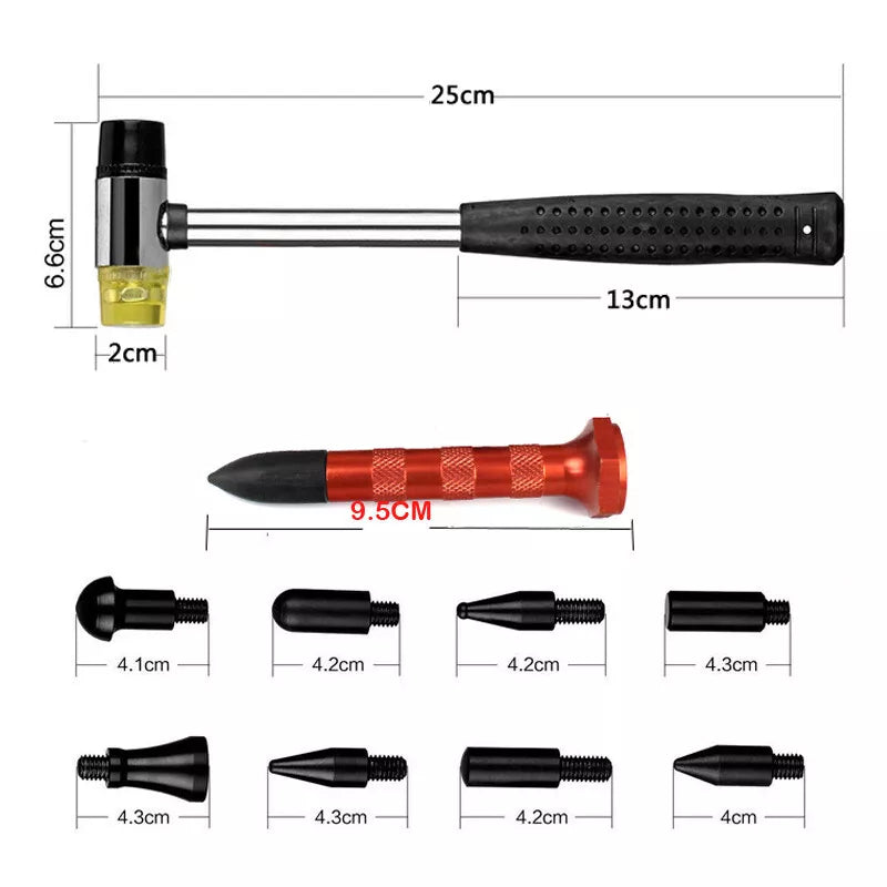 Paintless Car Body Dent Tap Down Pen Ding Hammer Hail Removal Repair Tools