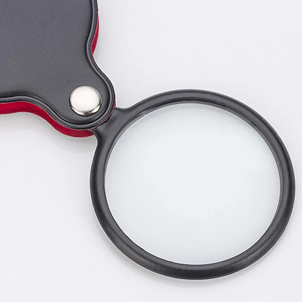 20X Small Magnifying Glass,Mini Pocket Magnifier Folding Magnify Glass Loupe
