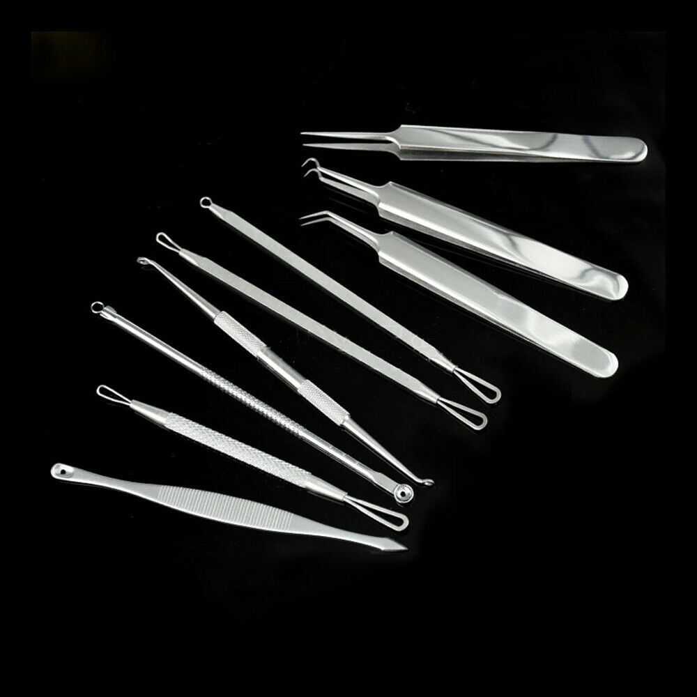 9pcs Set Blackhead Extractor