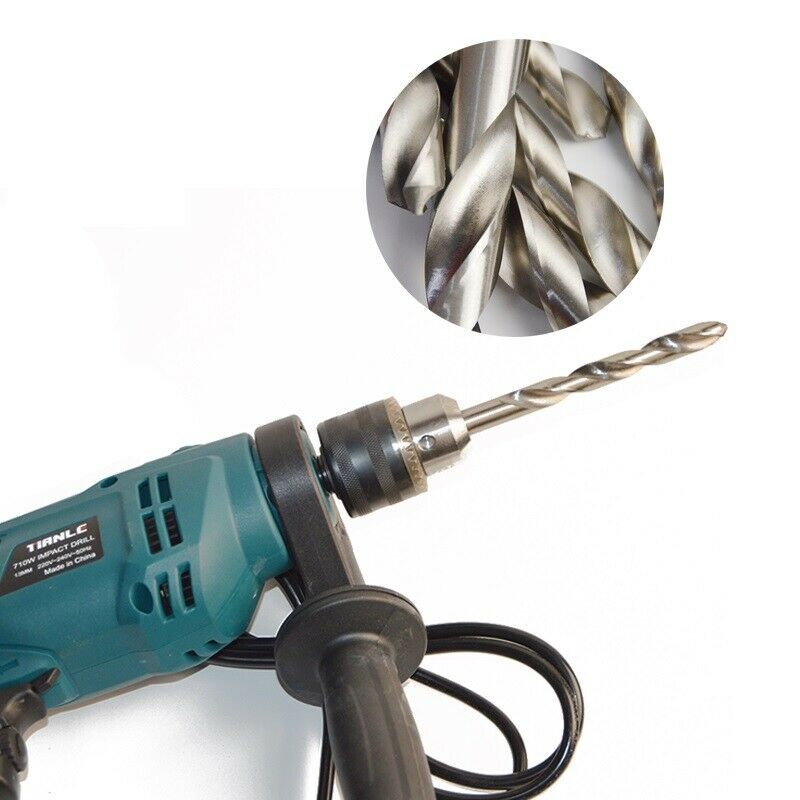 25PC HSS High Speed Steel Twist Drill Bit Set