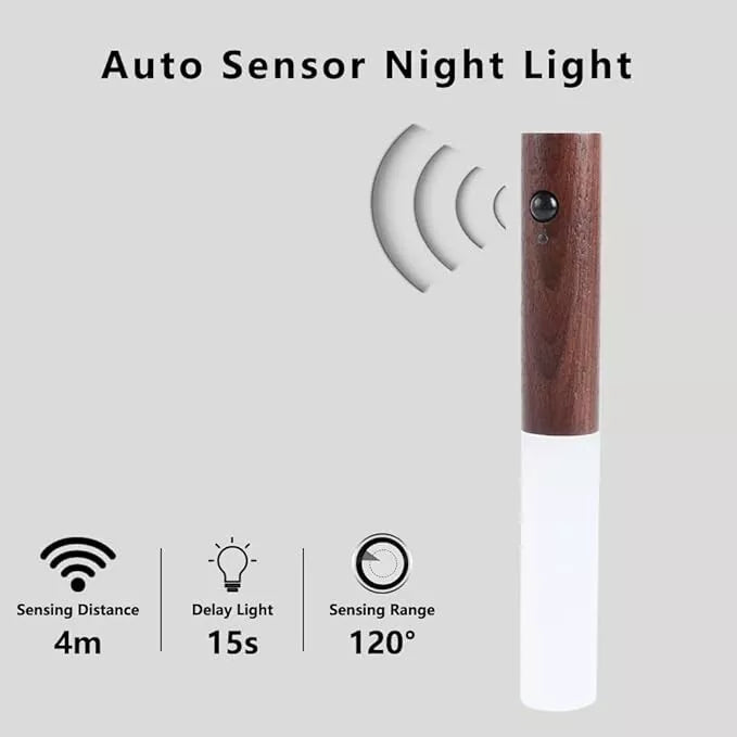 Motion Sensor Night Lights Magnet Body Sensor Hallway Night Lights Rechargeable