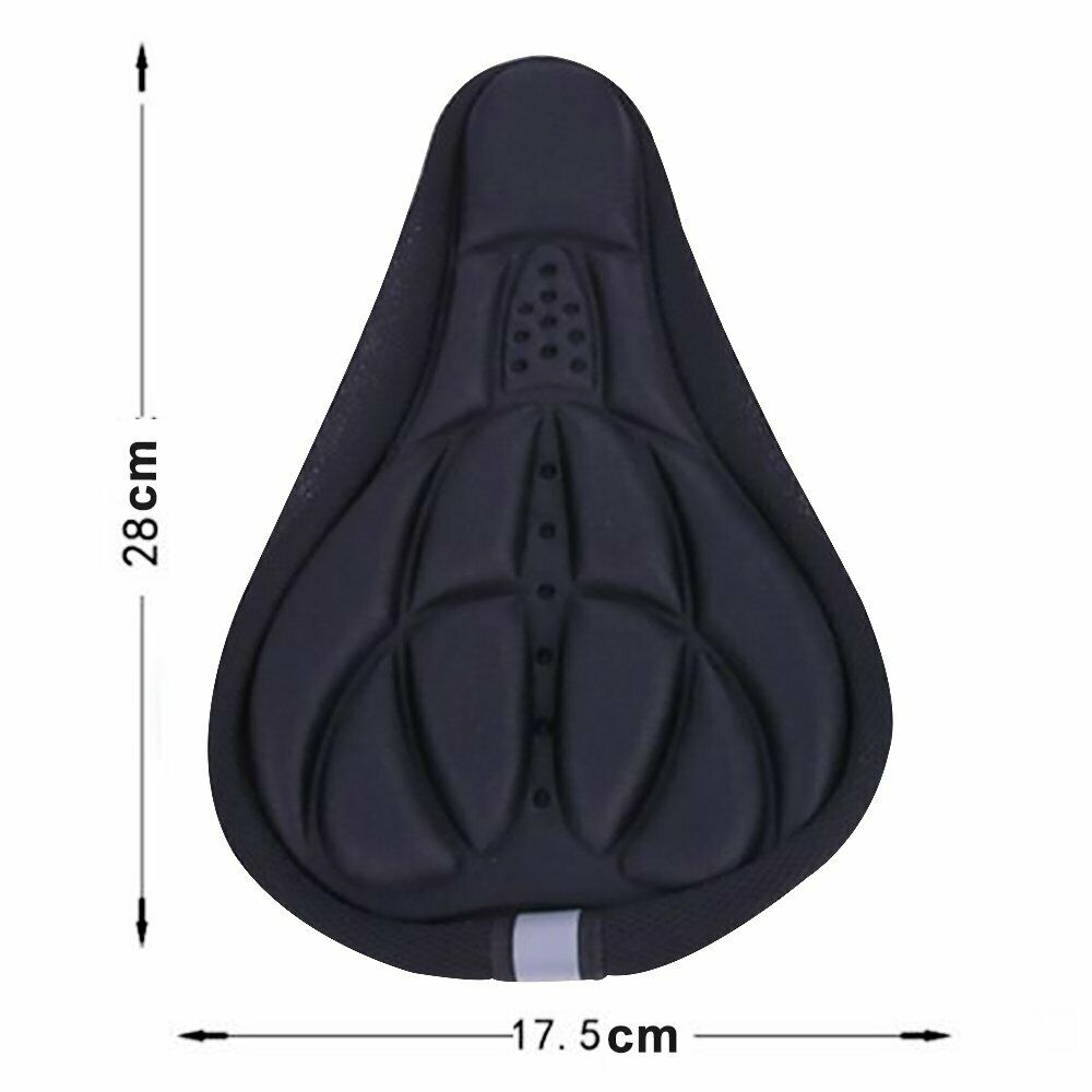 2PCS 3D Silicone Gel Cycling Saddle Seat Cover