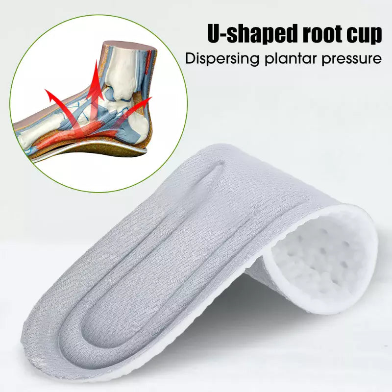 Memory Foam Insoles Air Cushion Foot Shock Shoe Pads Increase Height Sports Soft