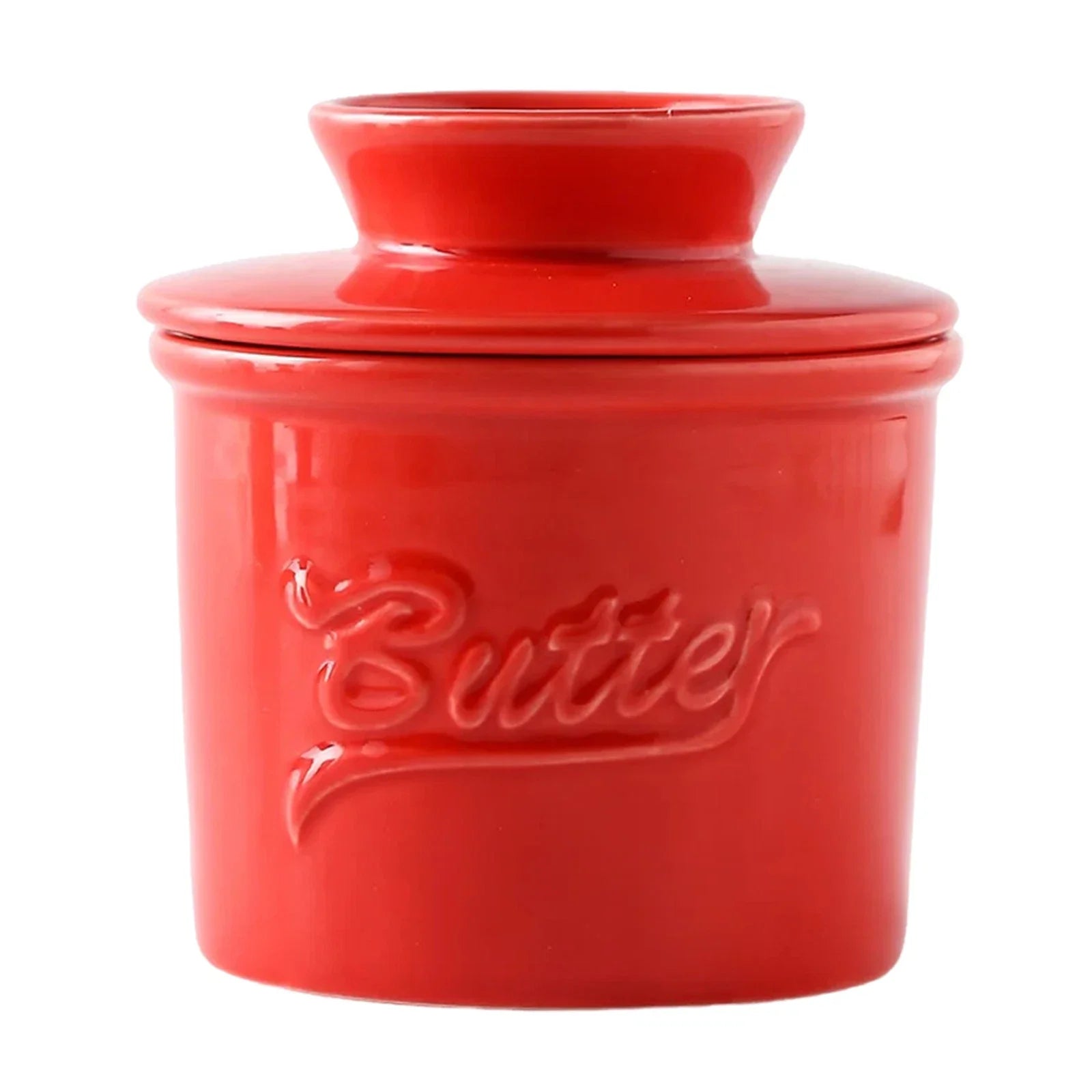 Butter-Bell Crock with Lid French Butter Keeper Ceramic Butter Dish Holder