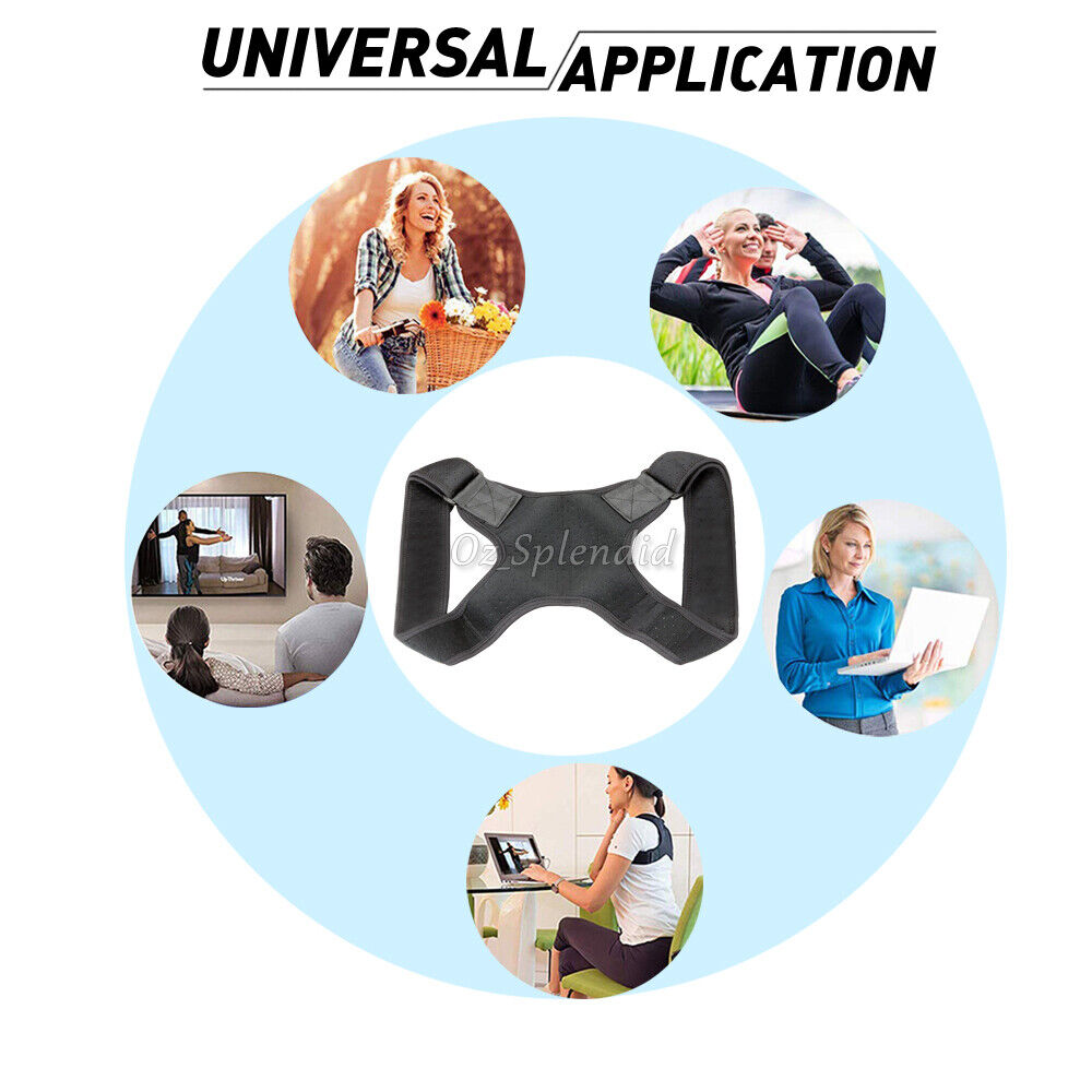 Posture Corrector Adjustable Back Shoulder Belt Support