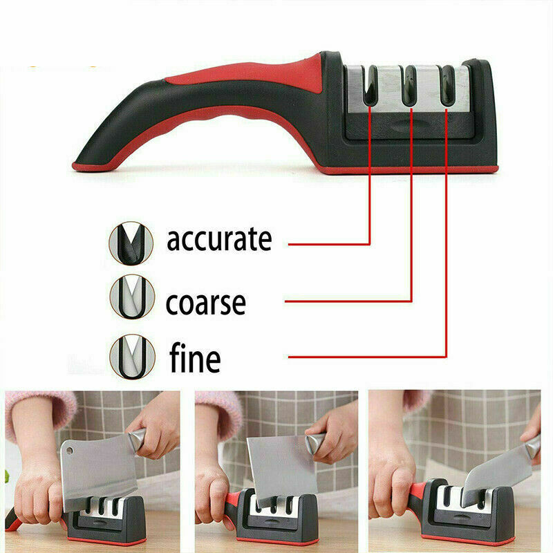 3 Stage Diamond Knife Sharpener Tool