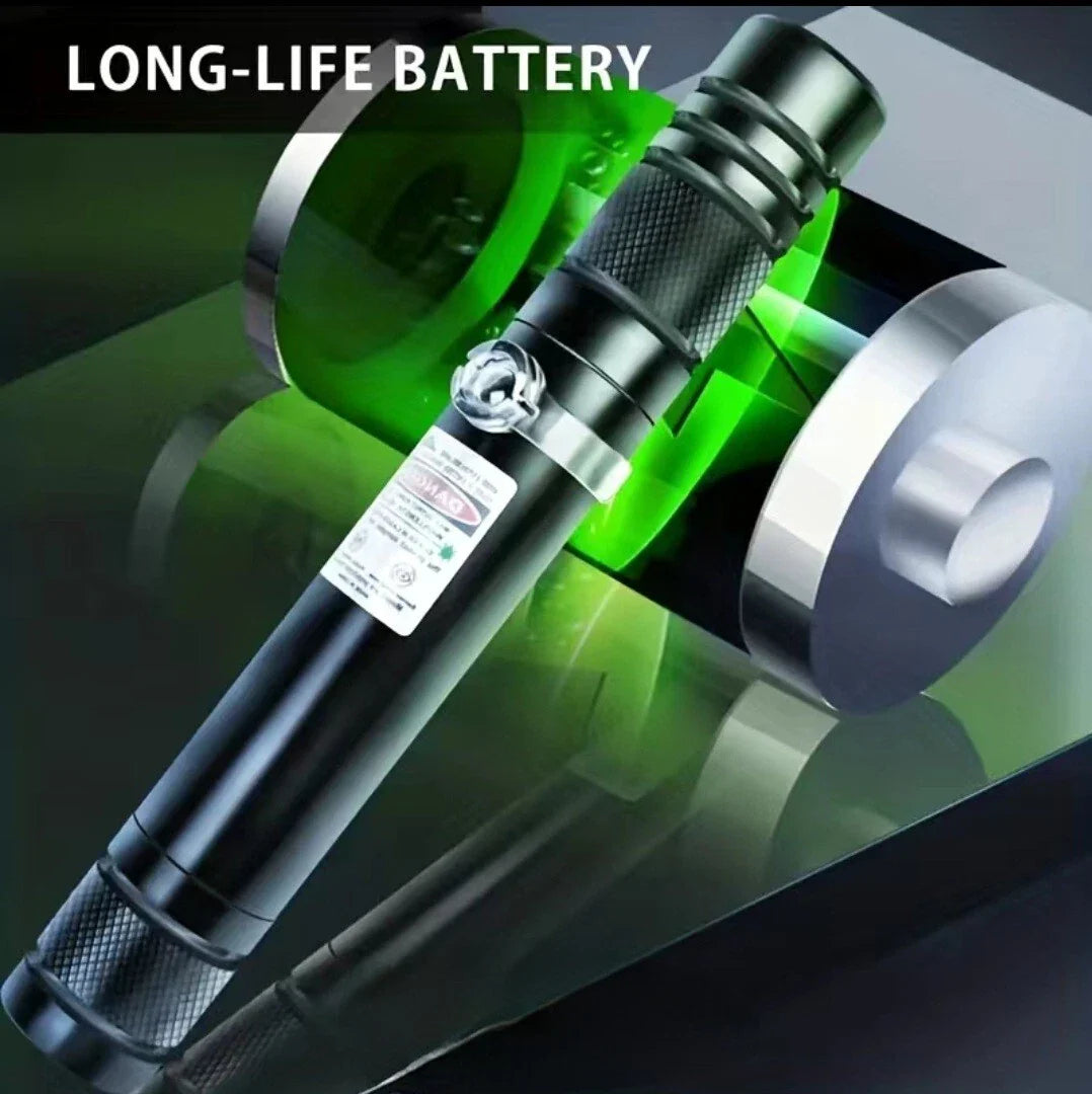 Rechargeable Green Laser Pointer High Powered Feet Long Range Laser Beam