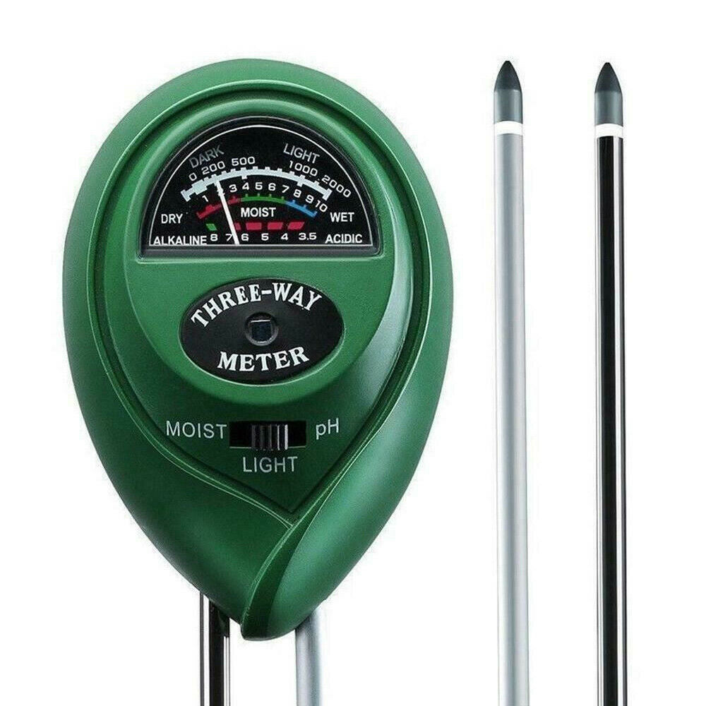 3 in 1 Soil PH Tester Water Moisture Test Meter Kit For Garden