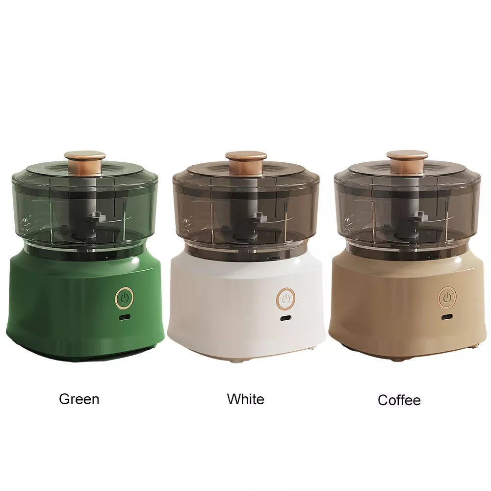 Electric Garlic Masher Crusher 350ml Baby Auxiliary Food Machine Mud Meat Grinder Portable Food Electric Processor Cooking Machine
