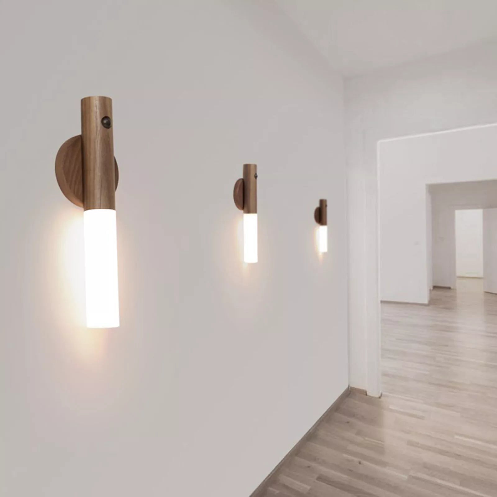 Motion Sensor Night Lights Magnet Body Sensor Hallway Night Lights Rechargeable