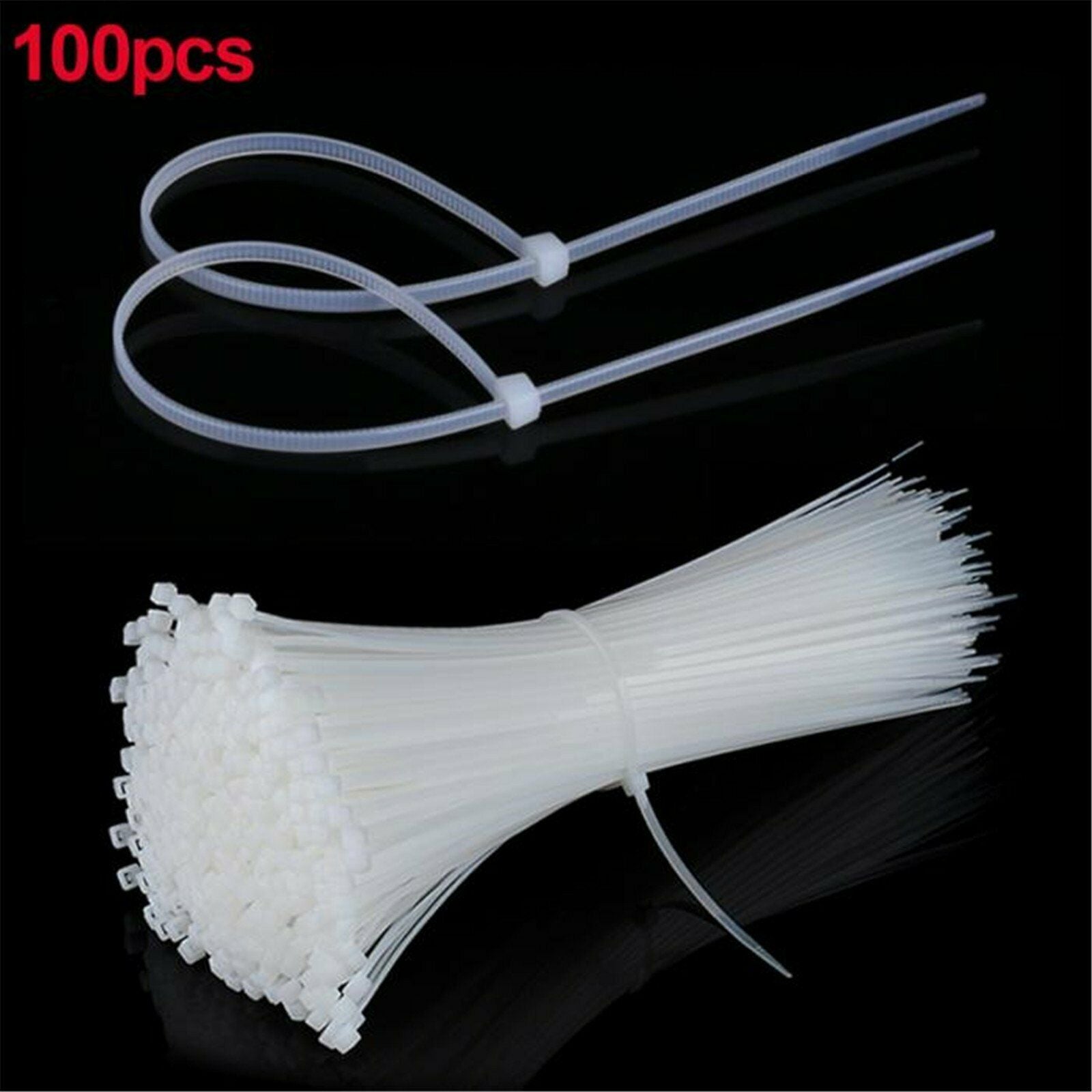 Cable Ties Zip Ties Nylon UV Stabilized 100x Bulk Cable Tie