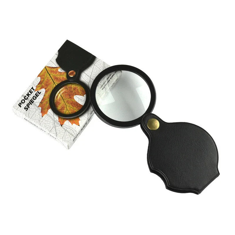 20X Small Magnifying Glass,Mini Pocket Magnifier Folding Magnify Glass Loupe