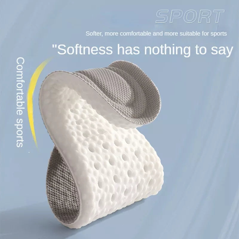 Memory Foam Insoles Air Cushion Foot Shock Shoe Pads Increase Height Sports Soft