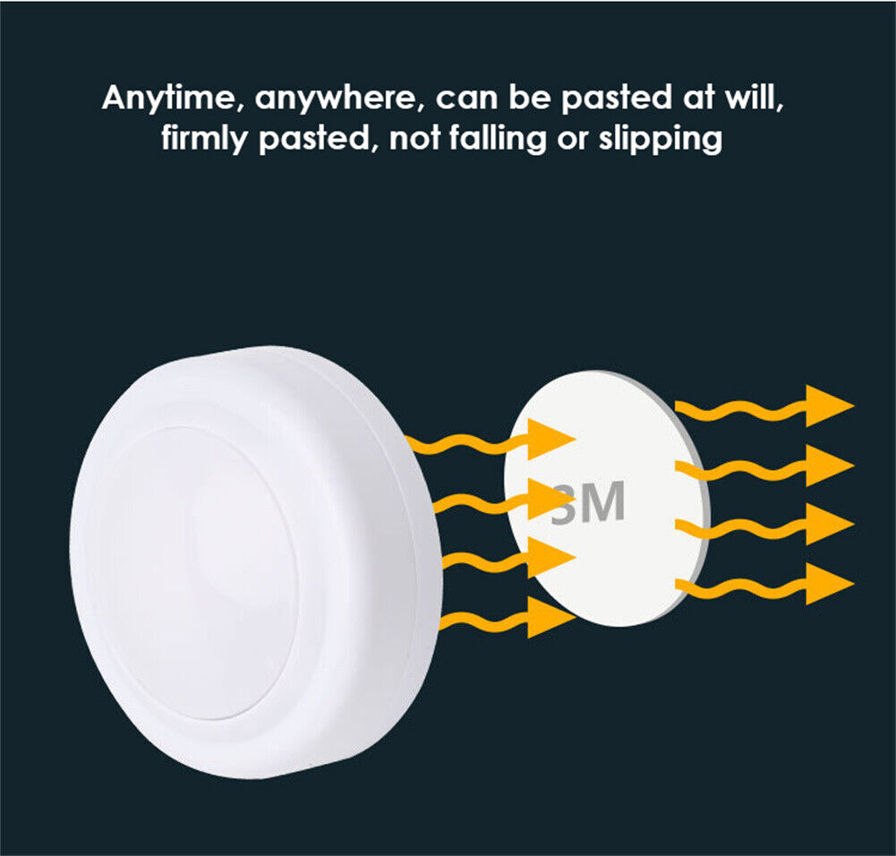 Wireless LED Light 4 Pack Remote Control RGB 16 Color Changing Cabinet Closet