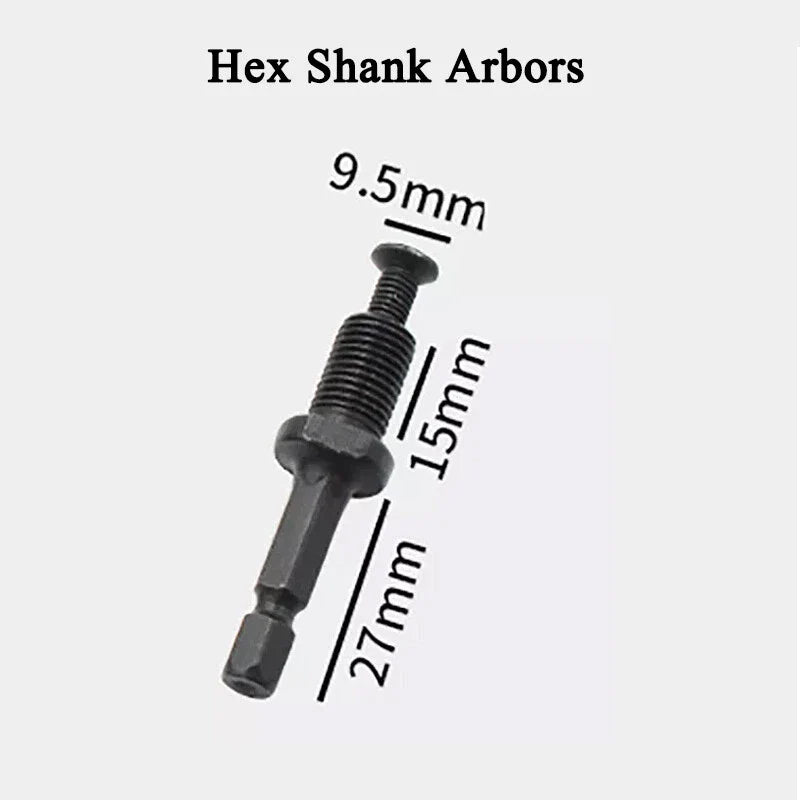 6pcs Converter Drill Bits For Impact Driver Drill Chuck Wrench Accessories Adapter