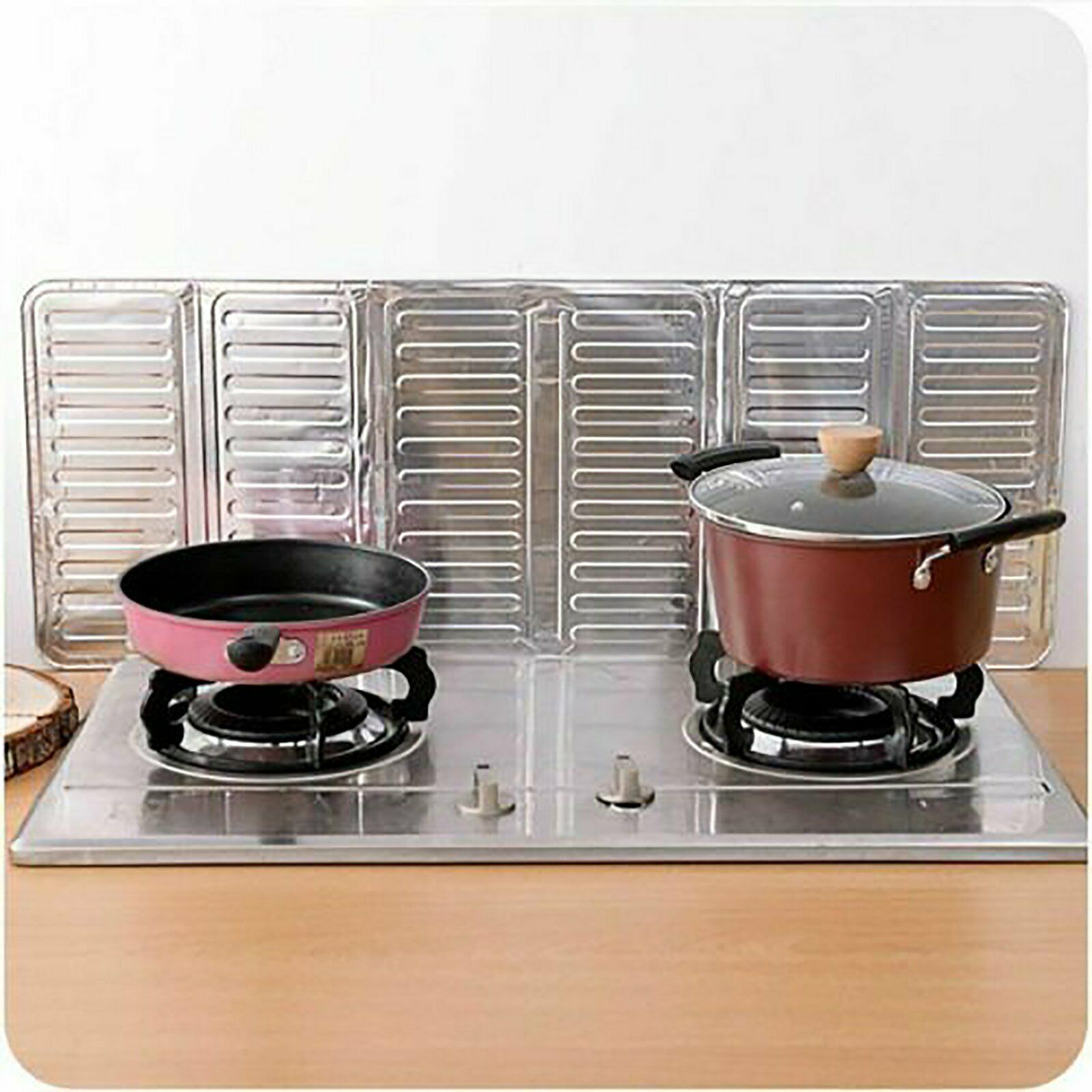 2PC Kitchen Oil Splash Guard