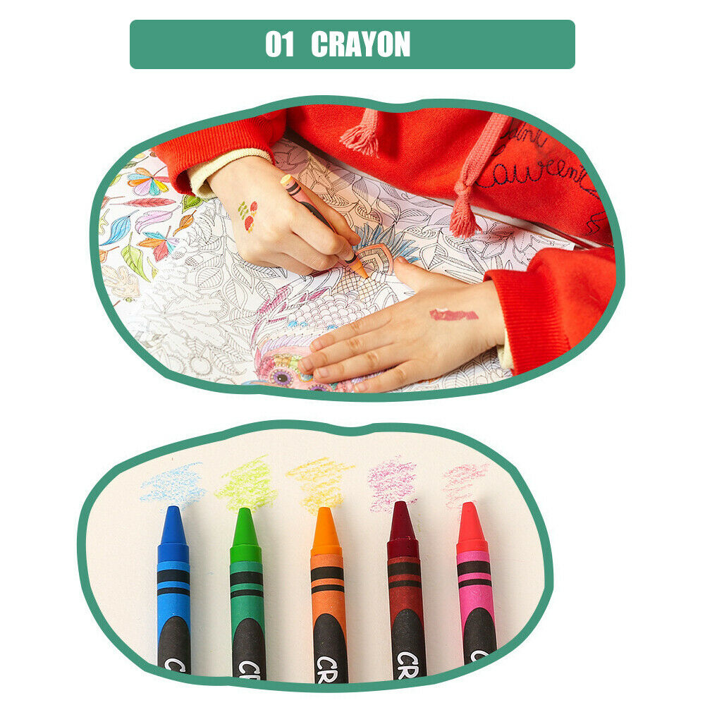 150Pc Kids Painting Pen Set Fine Art Marker DIY Poster Gift Card Writing Drawing