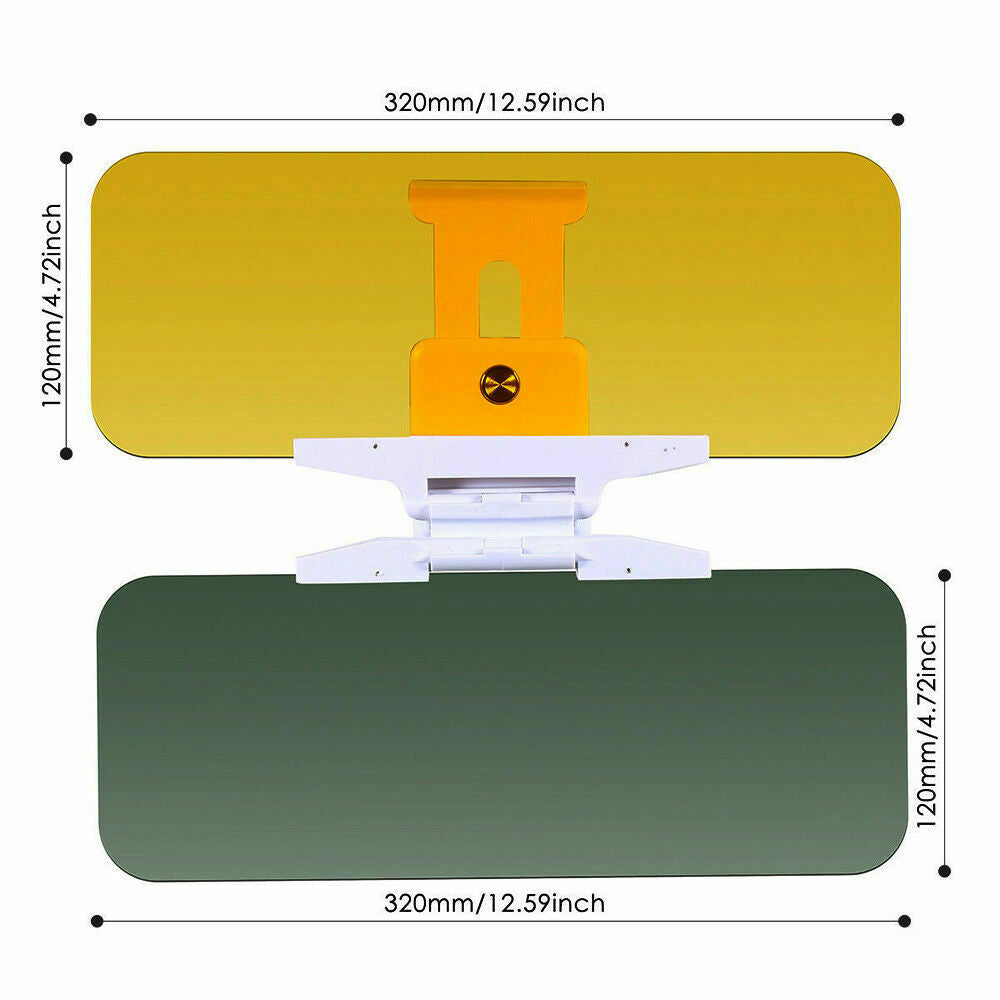 Clip-On HD Day/Night Anti Glare Visor
