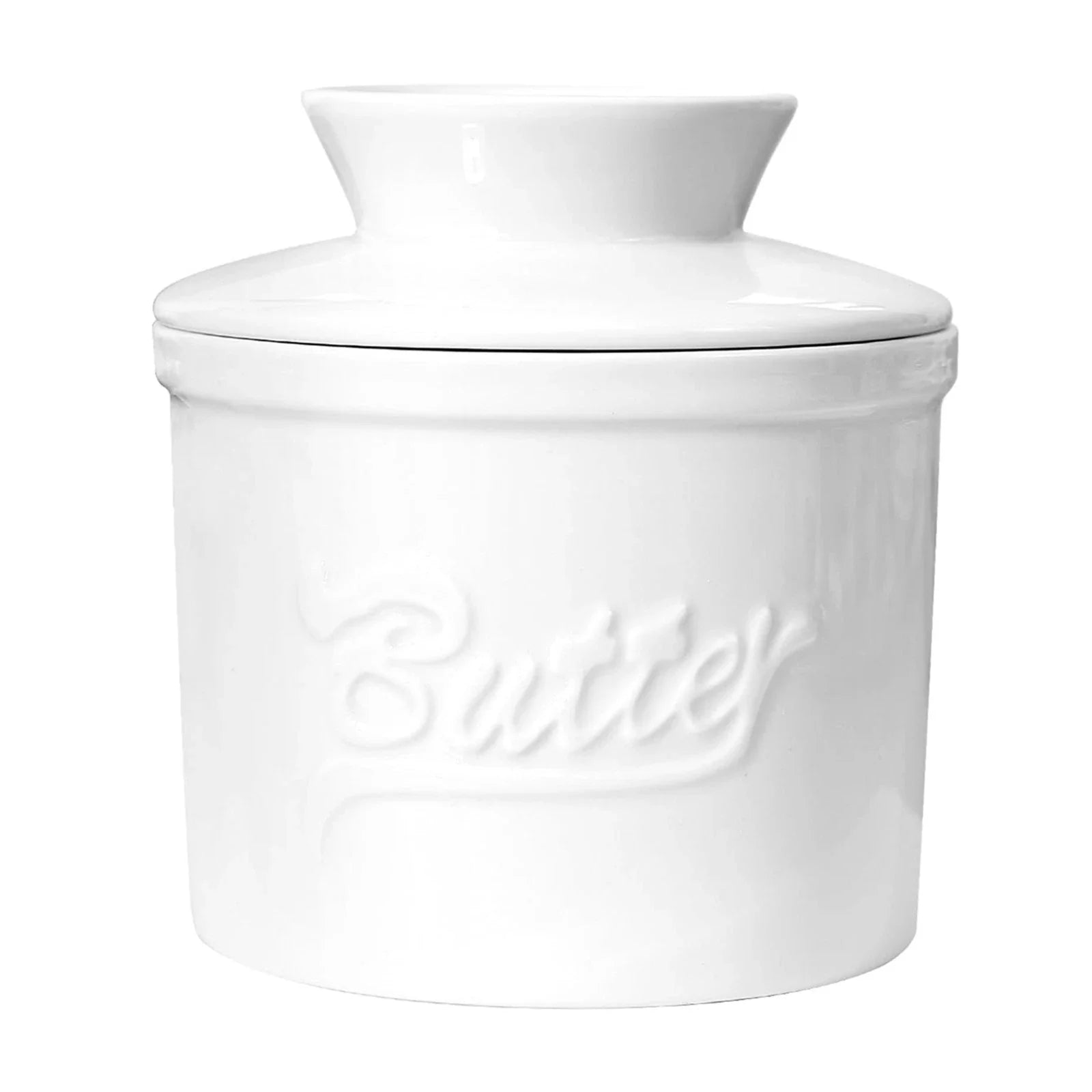 Butter-Bell Crock with Lid French Butter Keeper Ceramic Butter Dish Holder