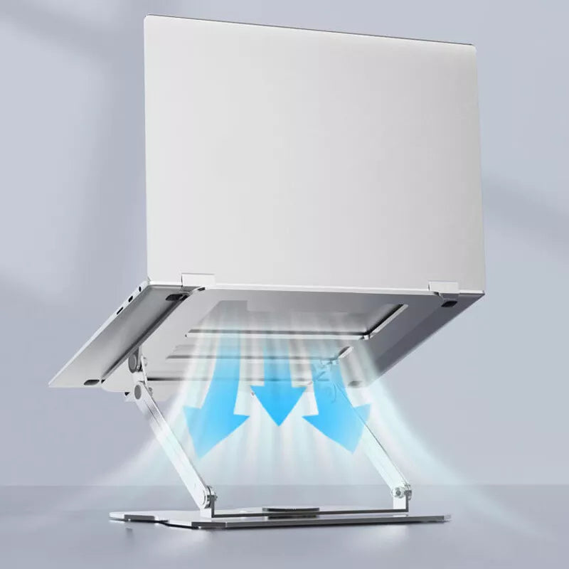 360° Rotating Adjustable Laptop Stand Ergonimic Foldable Laptop Riser for Desk