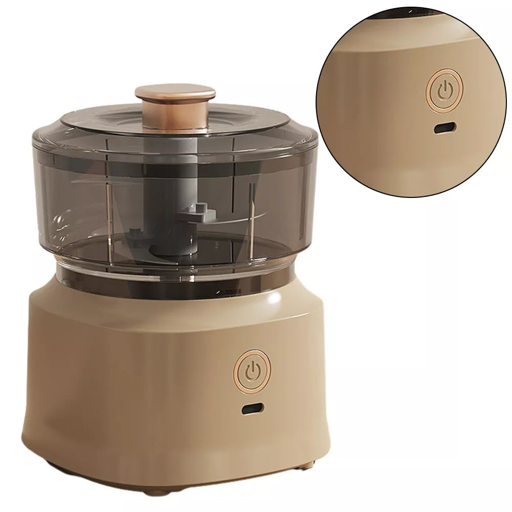 Electric Garlic Masher Crusher 350ml Baby Auxiliary Food Machine Mud Meat Grinder Portable Food Electric Processor Cooking Machine