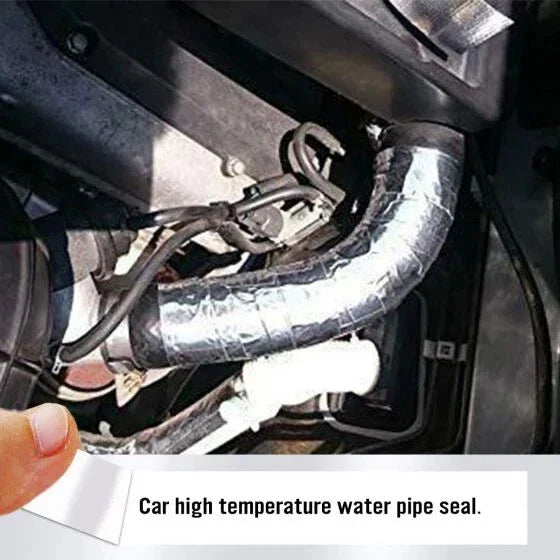 5CM x 10/20M Waterproof Tape Butyl Rubber Aluminium Foil Roof Pipe Caravan Repair Flashing