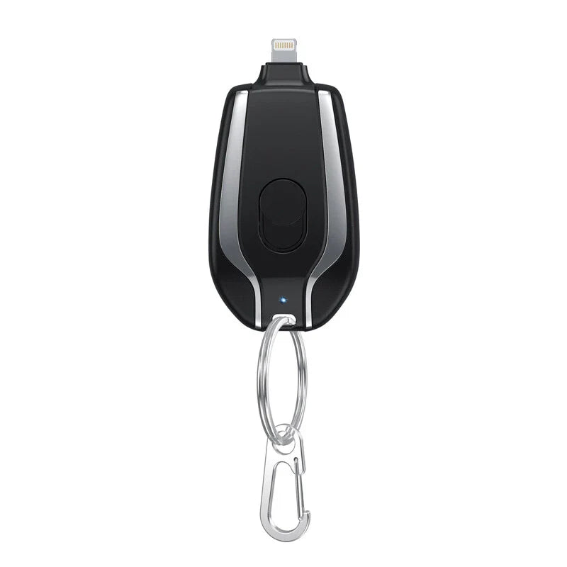 Keychain Portable Mini Power Bank Emergency Pod Charger For Phone 1500mAh