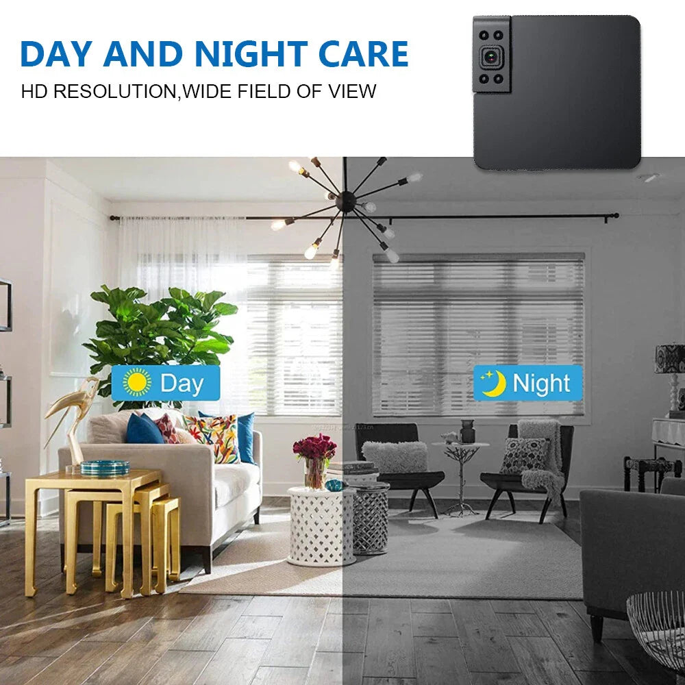 Mini Camera Wi-Fi Wireless IP Camera 1080P HD Surveillance Cam Night Vision