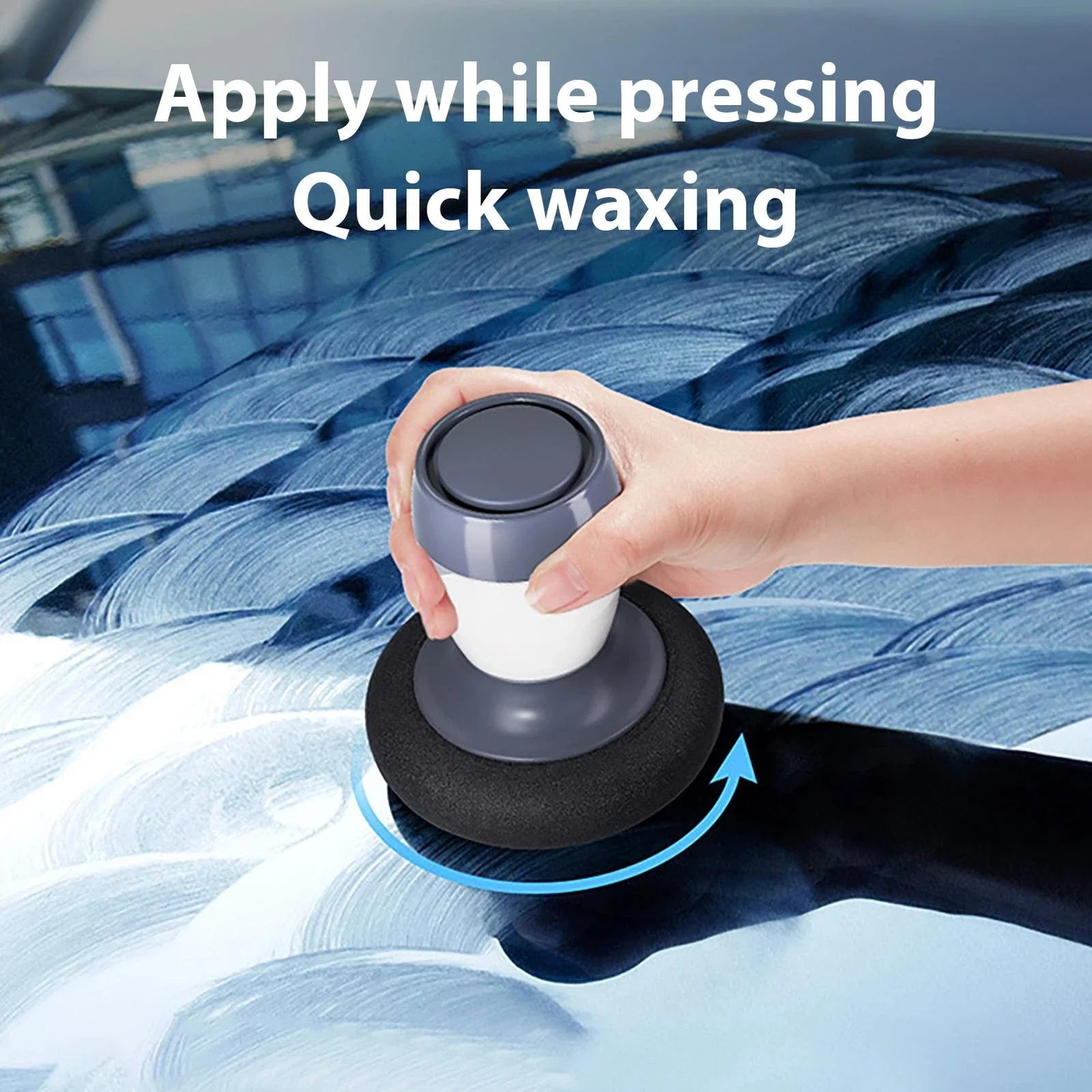Car Polisher Comfortable Grip 70ml Portable Polishing Waxer Machine