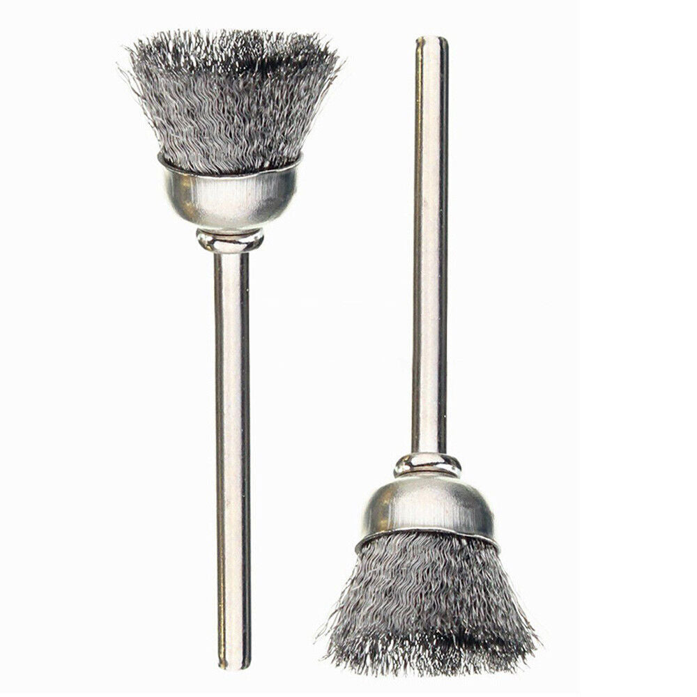 36PCS Steel Brass Wire Wheel Polishing Pad Brush Set For Dremel Rotary Tool