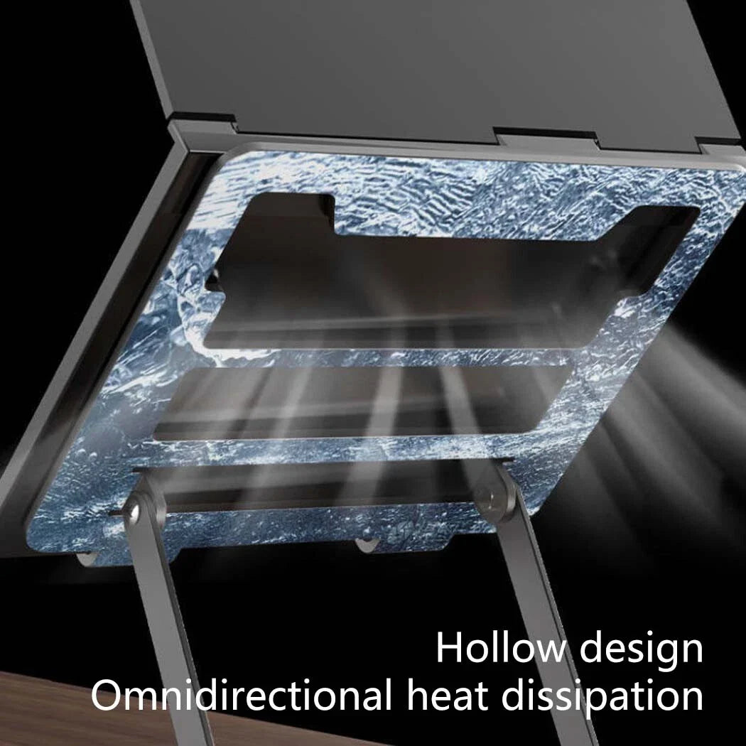 360° Rotating Adjustable Laptop Stand Ergonimic Foldable Laptop Riser for Desk