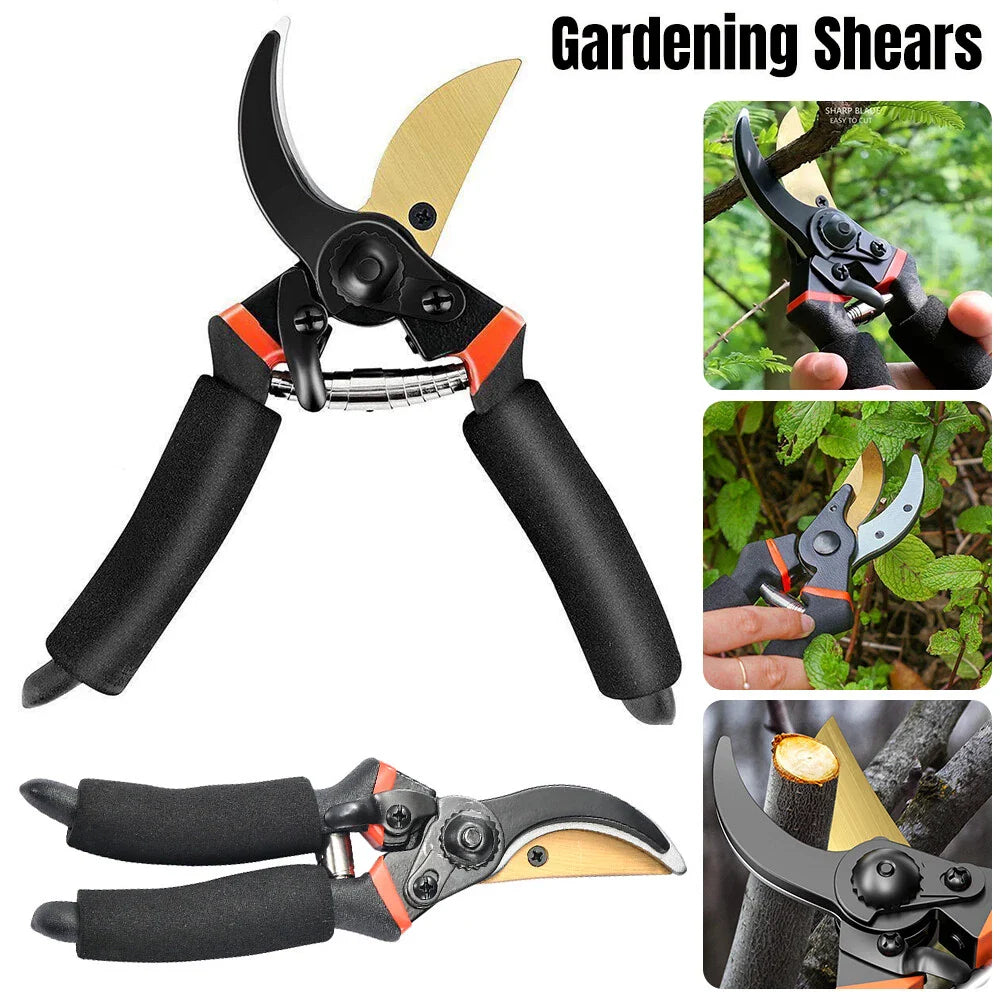 Secateurs Snips Pruning Cutter Scissors Japanese Steel Blade Gardening Shears