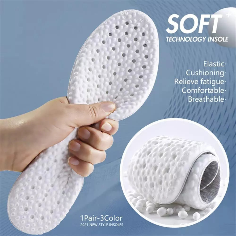 Memory Foam Insoles Air Cushion Foot Shock Shoe Pads Increase Height Sports Soft