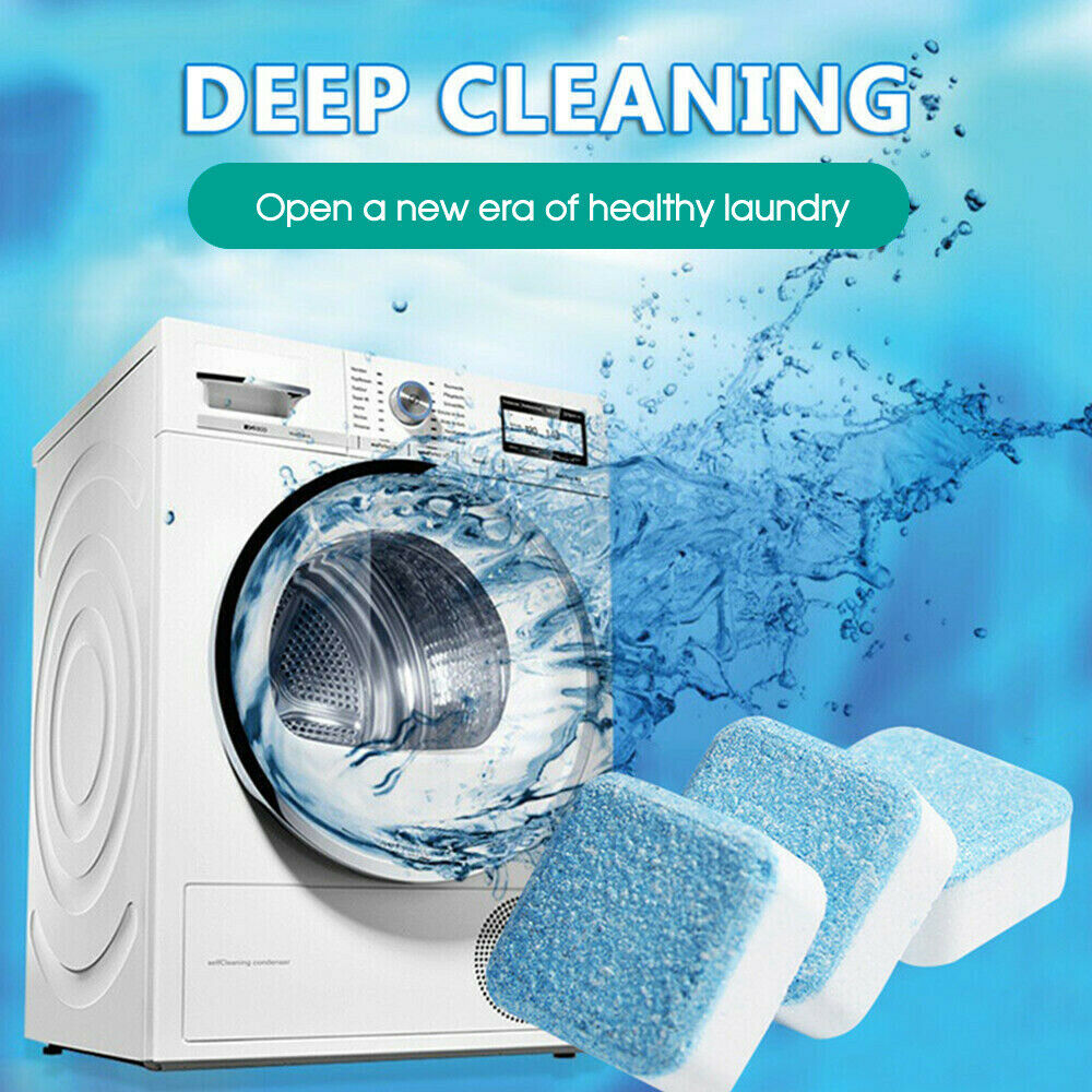 Deep Cleaning 12PCS Washing Machine Effervescent Cleaner