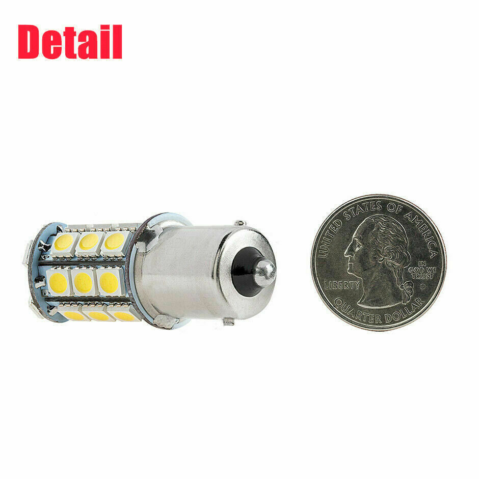 4pcs 12V 1156 BA15S 18 LED Car White Light Bulb