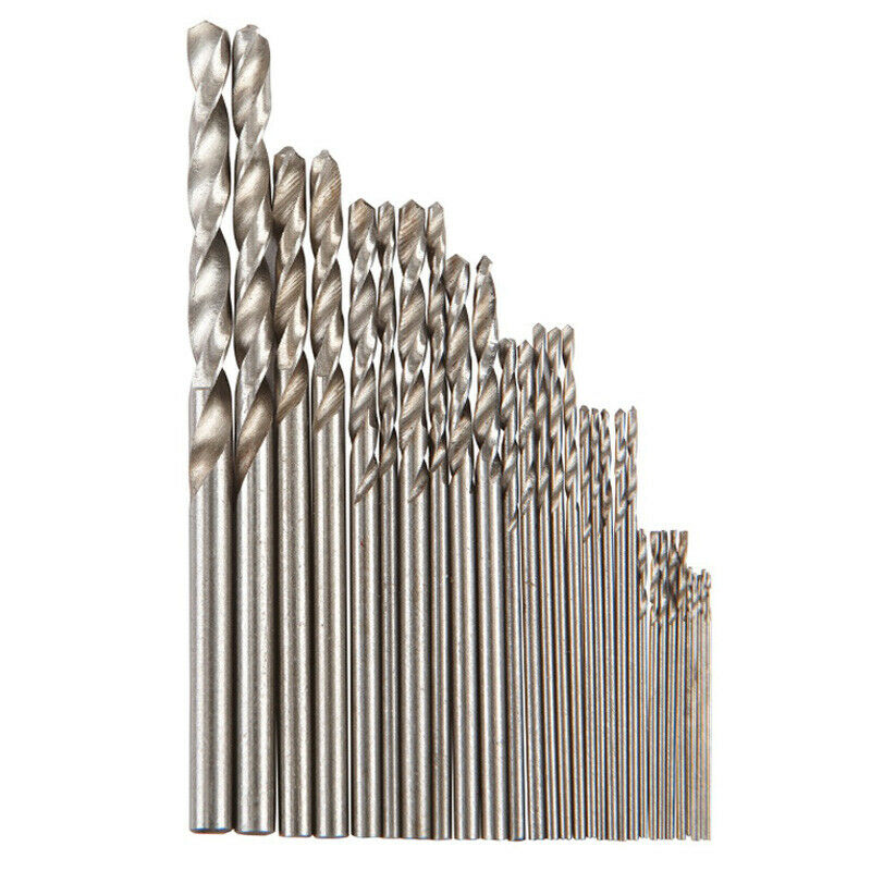 25PC HSS High Speed Steel Twist Drill Bit Set
