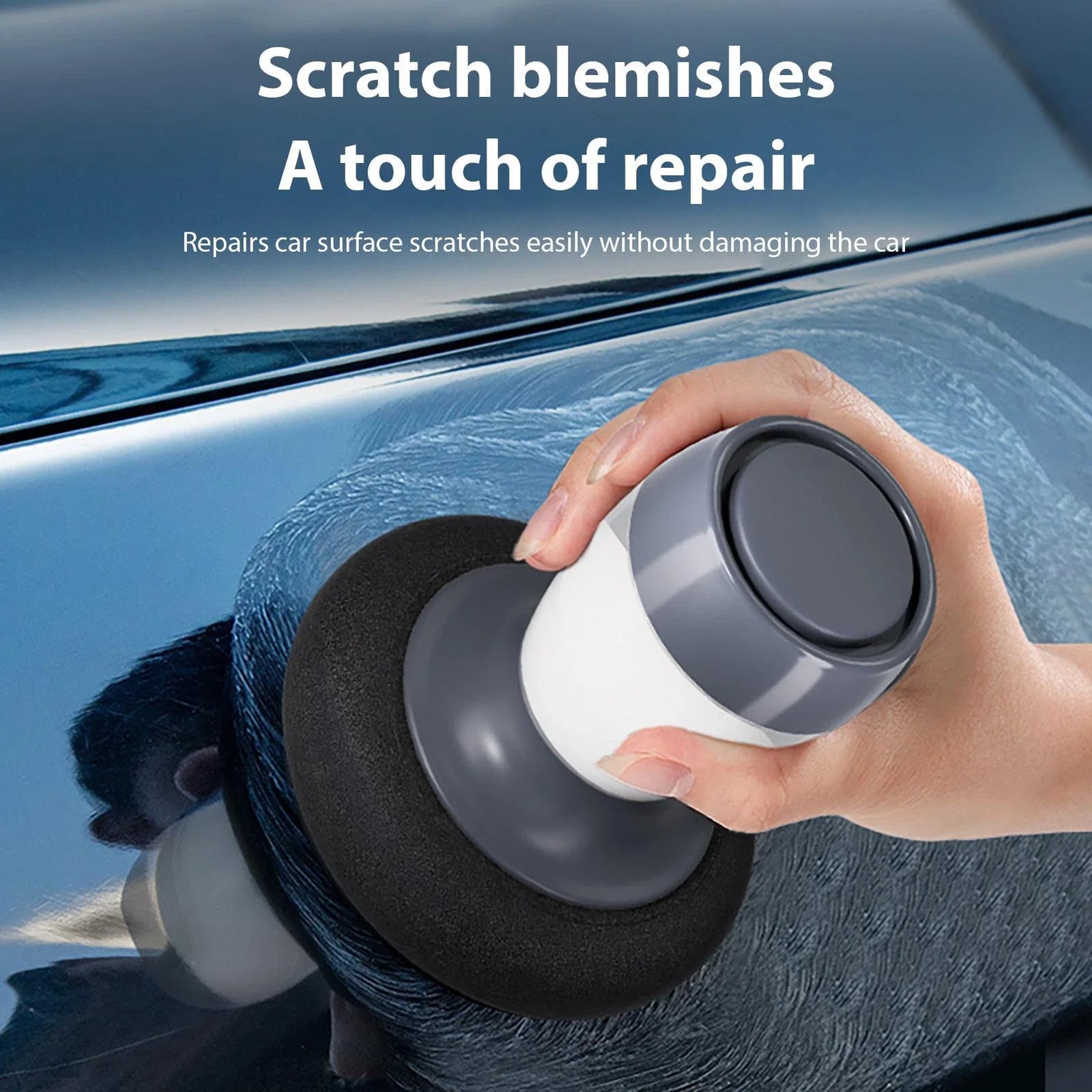 Car Polisher Comfortable Grip 70ml Portable Polishing Waxer Machine