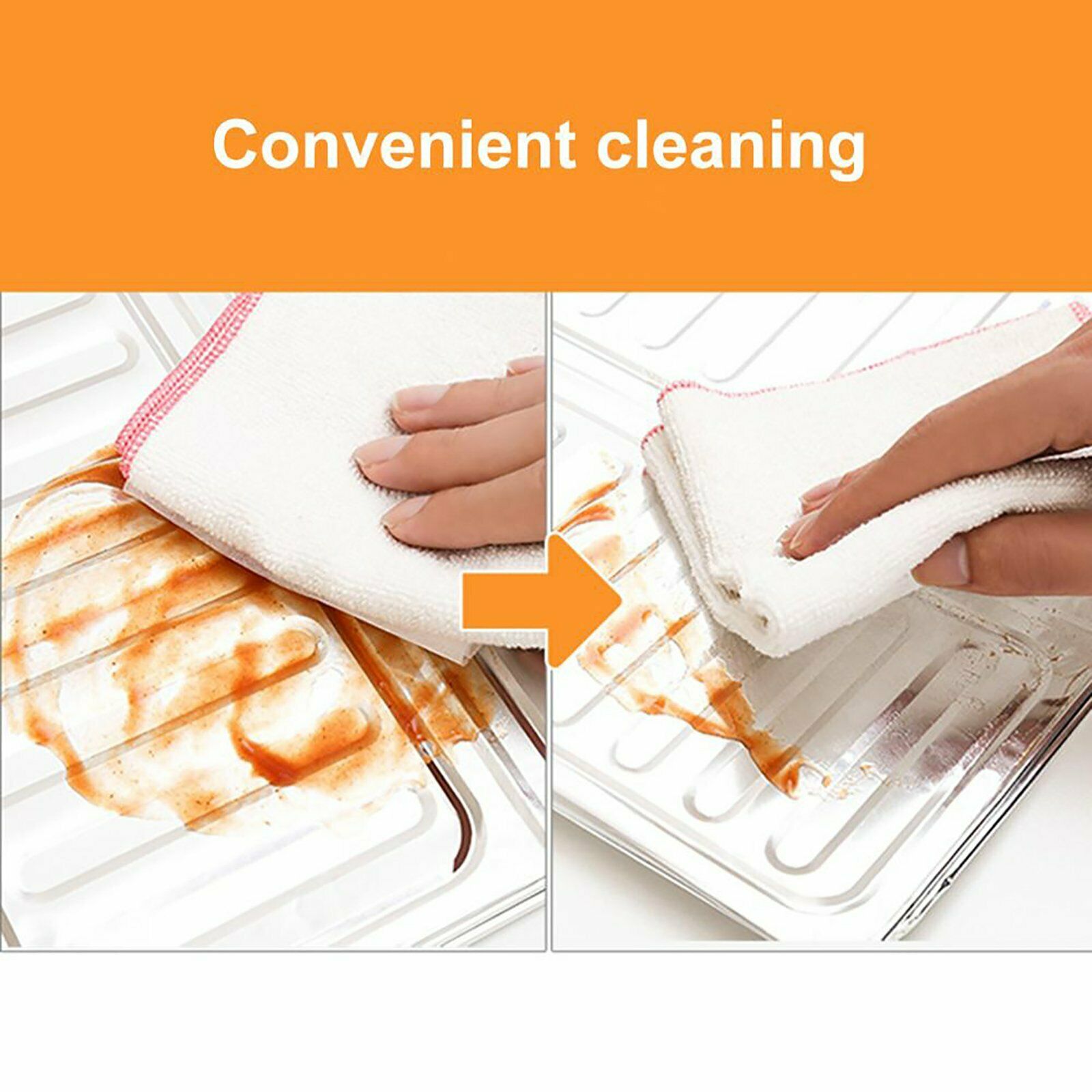 2PC Kitchen Oil Splash Guard