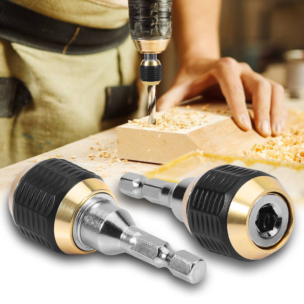 Hex Handle Quick Change Joint 1/4 Electric Hand Drill Big Head Pop-up Rod Bar