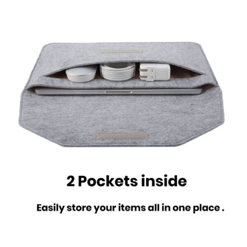 Laptop Wool Felt Sleeve Case Cover Bag Pouch for Apple MacBook Air Pro Retina