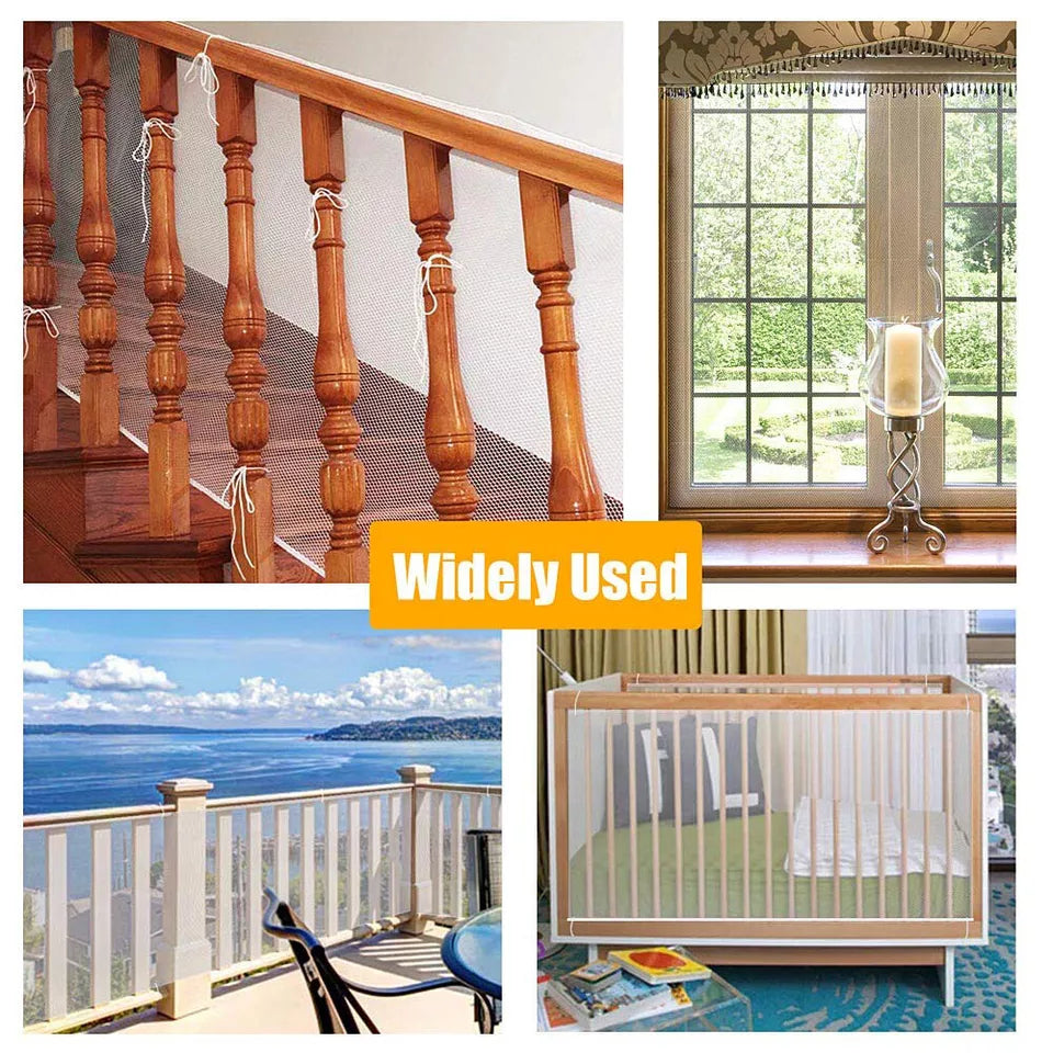 2M/3M Multi-function Balcony Safety Mesh Children Protector Fence Banister Guard Net