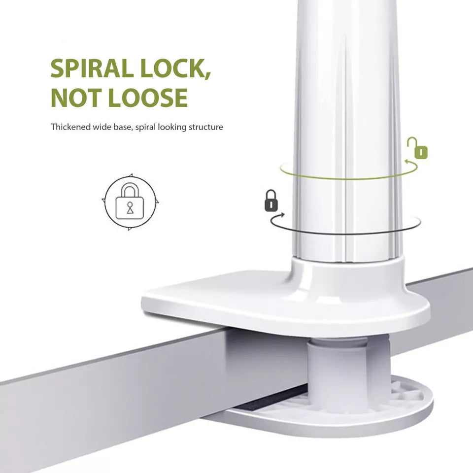 100CM 360°Rotating Tablet Stand Holder Lazy Bed Desk Mount For iPad Air iPhone Samsung