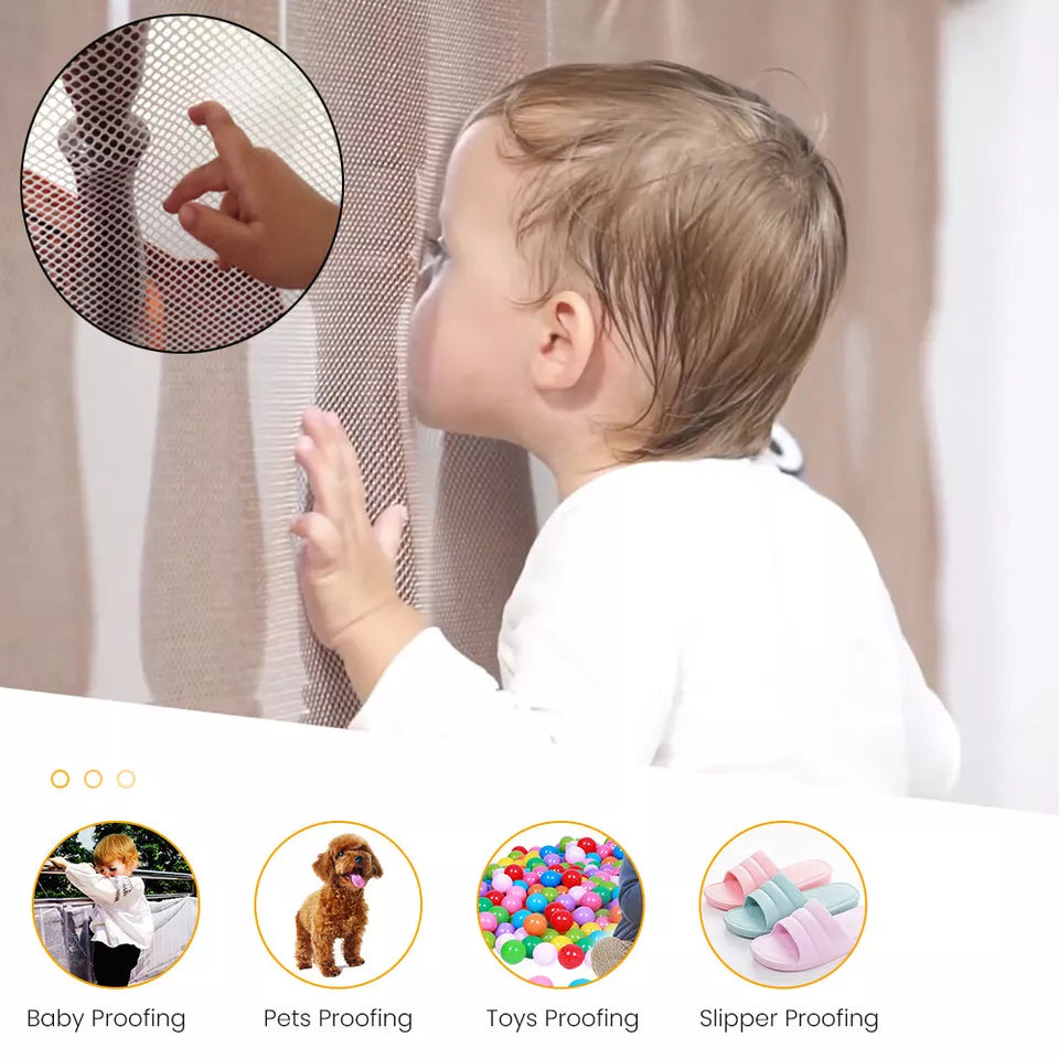 2M/3M Multi-function Balcony Safety Mesh Children Protector Fence Banister Guard Net