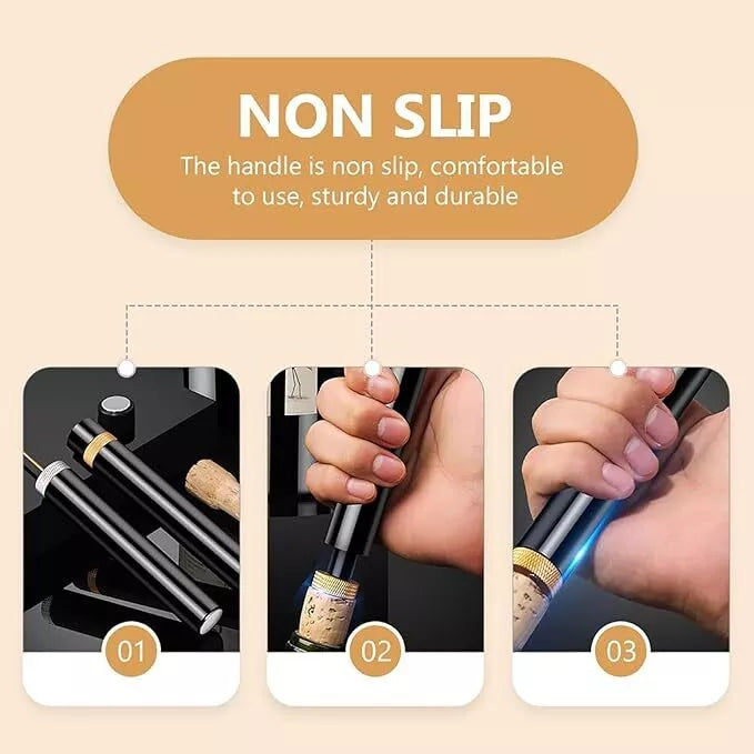 Loritia Wine Opener AeroPop Wine Opener,Portable Pocket Air Pressure Wine Opener